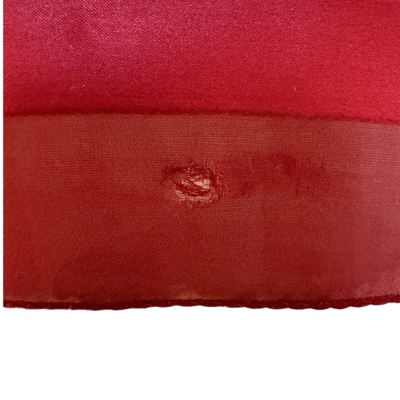 Bill Helin Indigenous Art Silk Scarf – Red & Black – 19” x 56” - Picture 10 of 10